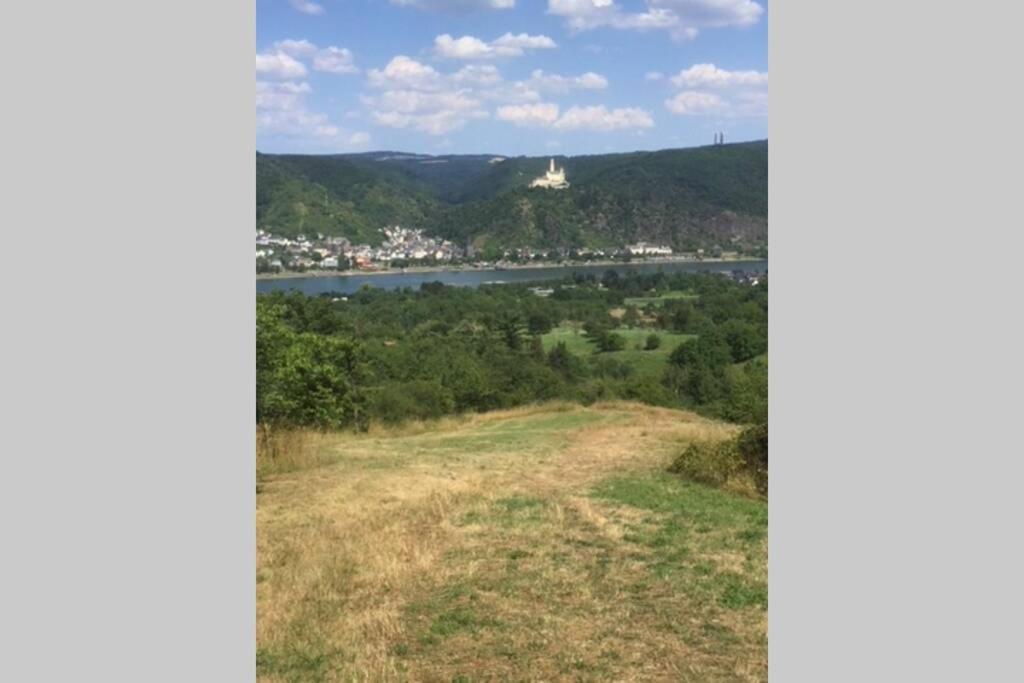 Ferienwohnung Forneck Am Rheingoldbogen Brey Exteriör bild